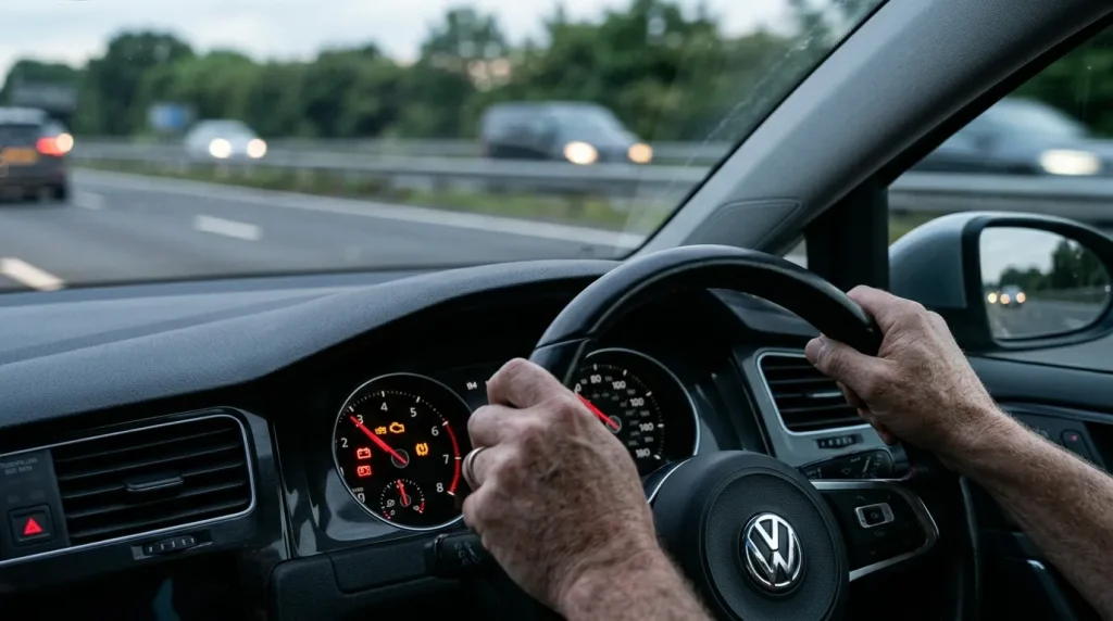 Car broke down far from home what to do showing dashboard warning lights indicating possible vehicle issues